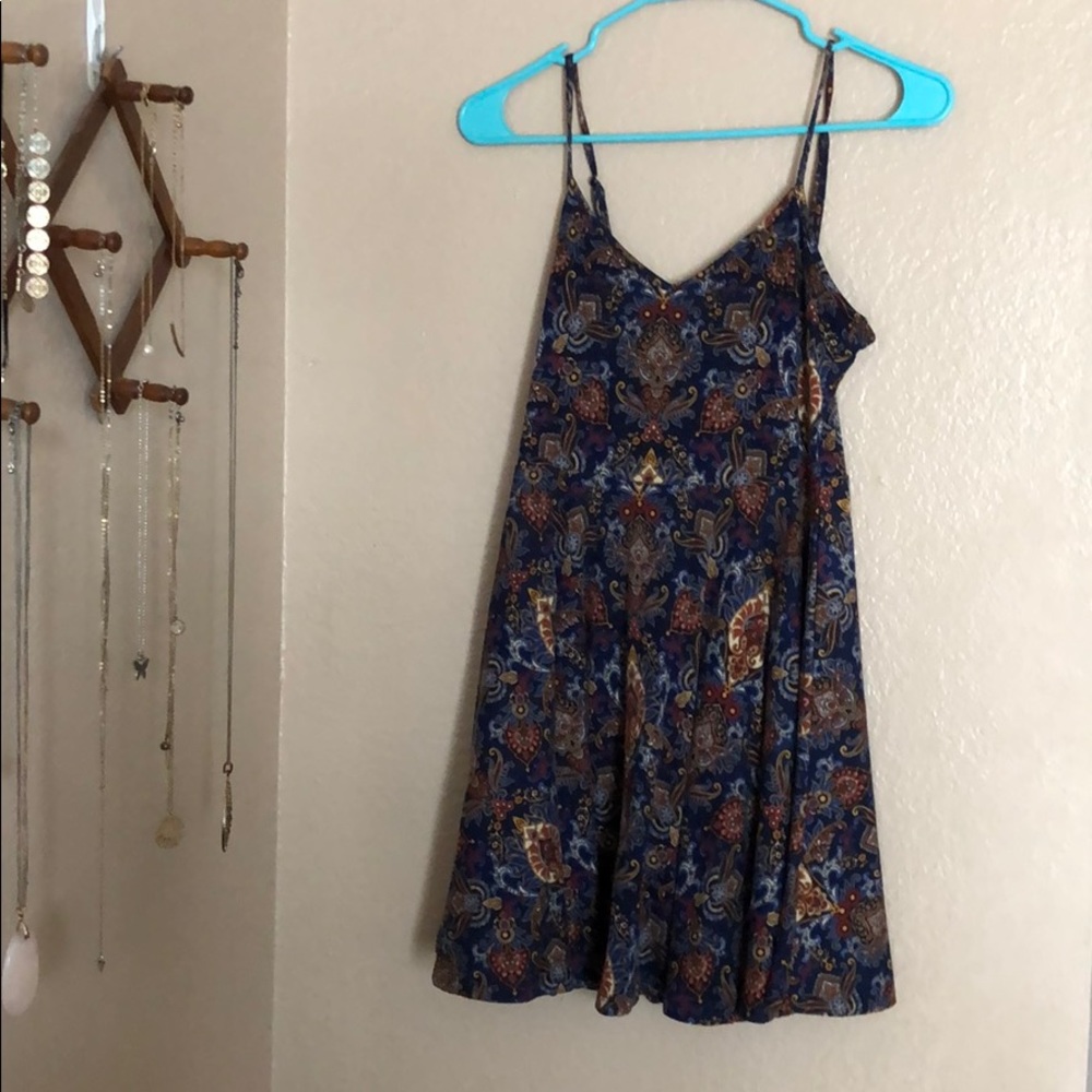 Blue Unique Design Dress